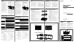 Sony XM-2252HX Marketing Specifications Operating Instructions preview