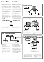 Preview for 3 page of Sony XM-2351 Operating Instructions