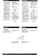 Preview for 2 page of Sony XM-3021 Operating Instructions