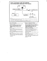 Preview for 4 page of Sony XM-4026 Operating Instructions Manual