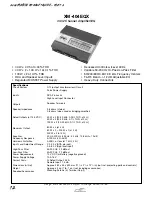 Sony XM-404EQX Specifications предпросмотр