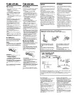 Preview for 4 page of Sony XM-460GTX Marketing Specifications Operating Instructions Manual