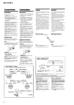 Предварительный просмотр 4 страницы Sony XM-475GSX Marketing Specifications, Connections & Service Manual