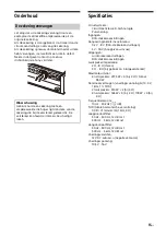 Preview for 79 page of Sony XM-4ES Operating Instructions Manual