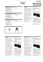 Preview for 3 page of Sony XM-552ZR Service Manual