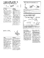 Preview for 2 page of Sony XM-604M - Amplifier Operating Instructions Manual