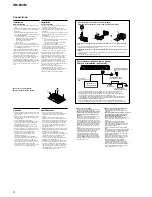 Preview for 4 page of Sony XM-604M - Amplifier Service Manual