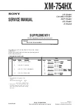 Preview for 16 page of Sony XM-754HX Operating Instructions  (English Service Manual