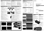 Sony XM-7557 Primary Operating Instructions предпросмотр