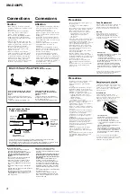 Preview for 4 page of Sony XM-D400P5 Product Guide Service Manual