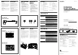 Preview for 1 page of Sony XM-D500X Operating & Mounting Operating Instructions