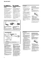 Preview for 4 page of Sony XM-DS1300P5 Operating & Mounting Service Manual