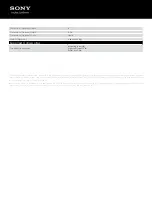 Preview for 3 page of Sony XM-GS100 Specifications