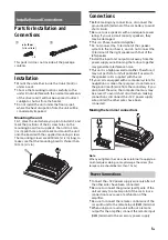 Preview for 5 page of Sony XM-GS4 Operating Instructions Manual