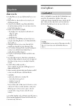 Preview for 121 page of Sony XM-GS4 Operating Instructions Manual