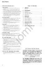 Preview for 2 page of Sony XM-GTR2202 Service Manual