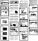 Preview for 2 page of Sony XM-GTR6001 Operating Instructions