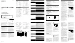 Sony XM-GTX6021 Instruction & Operation Manual предпросмотр