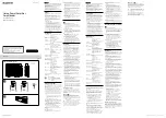 Preview for 1 page of Sony XM-N1004 Operating Instructions