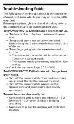 Preview for 10 page of Sony XM-N502 User Manual