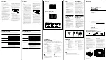 Sony XM-SD22X Operating Instructions preview