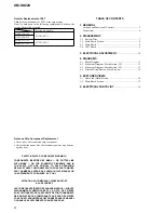 Preview for 2 page of Sony XM SD22X Service Manual