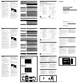 Preview for 1 page of Sony XM-ZR1252 Operating Instructions