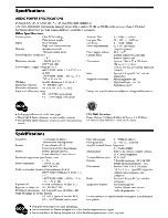 Preview for 3 page of Sony XM-zzr3301 - Amplifier Operating Instructions Manual