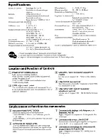 Preview for 4 page of Sony XM-zzr3301 - Amplifier Operating Instructions Manual