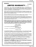 Preview for 18 page of Sony XM-zzr3301 - Amplifier Operating Instructions Manual