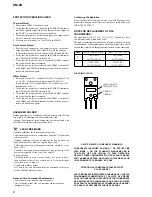 Preview for 2 page of Sony XM4S - XM 4S Amplifier Service Manual