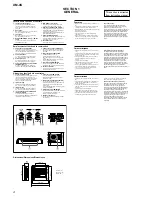 Preview for 4 page of Sony XM4S - XM 4S Amplifier Service Manual