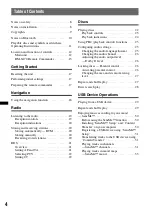 Preview for 4 page of Sony XNV-660BT - 6.1" Av Navigation Operating Instructions Manual