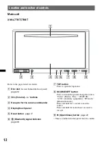 Preview for 12 page of Sony XNV-660BT - 6.1" Av Navigation Operating Instructions Manual