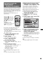 Preview for 49 page of Sony XNV-660BT - 6.1" Av Navigation Operating Instructions Manual