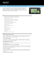 Sony XNV-660BT - 6.1" Av Navigation Specifications preview