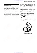 Preview for 3 page of Sony XP-ZV71 Service Manual