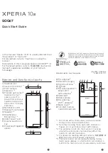 Sony XPERIA 10IV Quick Start Manual preview