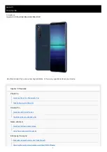 Preview for 1 page of Sony Xperia 5 II Help Manual