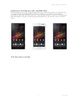 Предварительный просмотр 5 страницы Sony Xperia C S39h White Paper