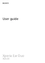 Preview for 1 page of Sony Xperia Ear Duo XEA20 User Manual