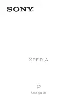 Sony Xperia P User Manual предпросмотр