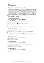 Preview for 36 page of Sony Xperia Play User Manual