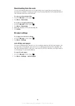 Preview for 58 page of Sony Xperia Play User Manual