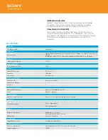 Preview for 2 page of Sony Xperia SGPT121US/S Specifications