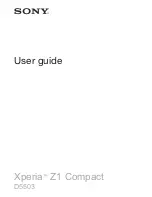 Sony Xperia T2 Ultra D5303 User Manual preview