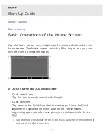 Предварительный просмотр 10 страницы Sony Xperia Tablet S Startup Manual