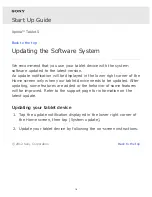 Предварительный просмотр 18 страницы Sony Xperia Tablet S Startup Manual