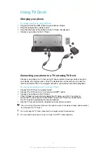 Предварительный просмотр 5 страницы Sony Xperia TX TV Dock DK22 User Manual