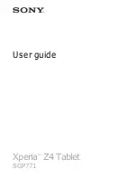 Sony Xperia Z4 SGP771 User Manual preview